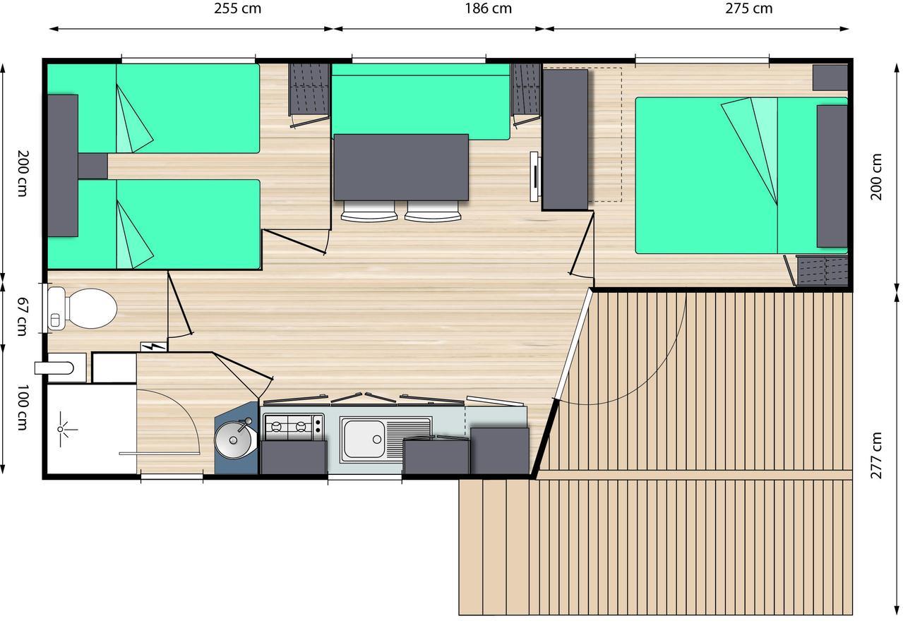 Camping Resort Les Champs Blancs 아그 외부 사진